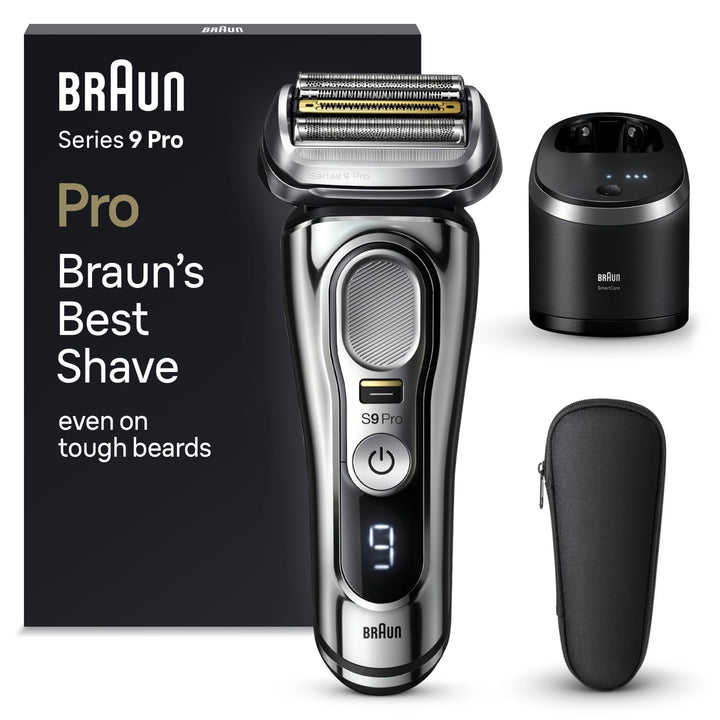 Braun Series 9 Pro Premium Elektrorasierer mit 4+1 Scherkopf, Rasierer Herren Elektrisch, ProLift Tr