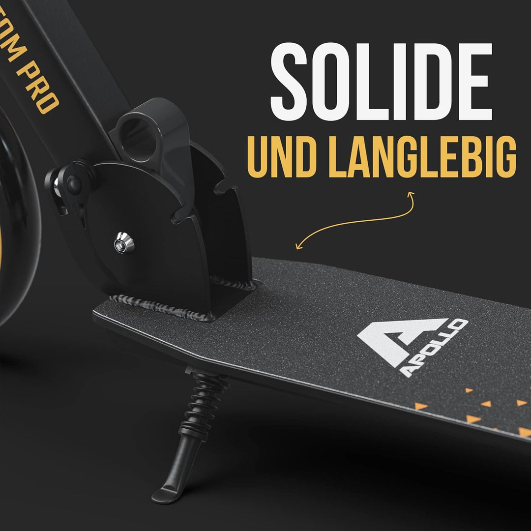 Apollo Phantom Pro City Scooter - XXL-Räder, faltbar, höhenverstellbar, Tretroller für Erwachsene, K