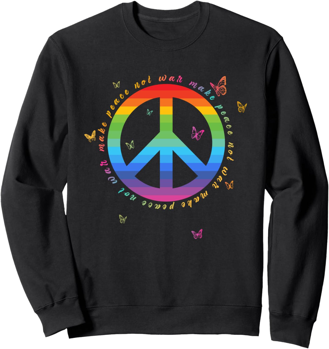 Make Peace Not War - Peace Zeichen - Friedenszeichen Sweatshirt
