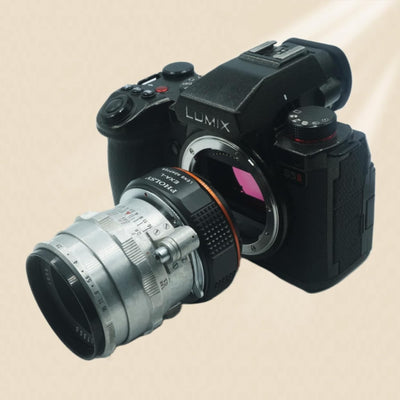 PHOLSY Objektivadapter Kompatibel mit Exakta Mount Objektiv (Nicht Topcon) und L Mount Kameragehäuse