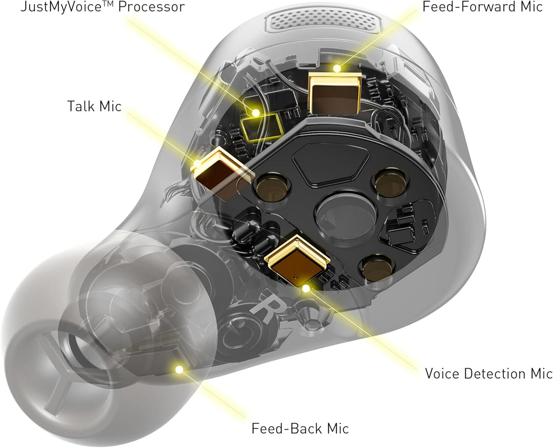 Technics EAH-AZ60E-S Kabellose Ohrhörer mit Geräuschunterdrückung, Multipoint-Bluetooth, komfortable