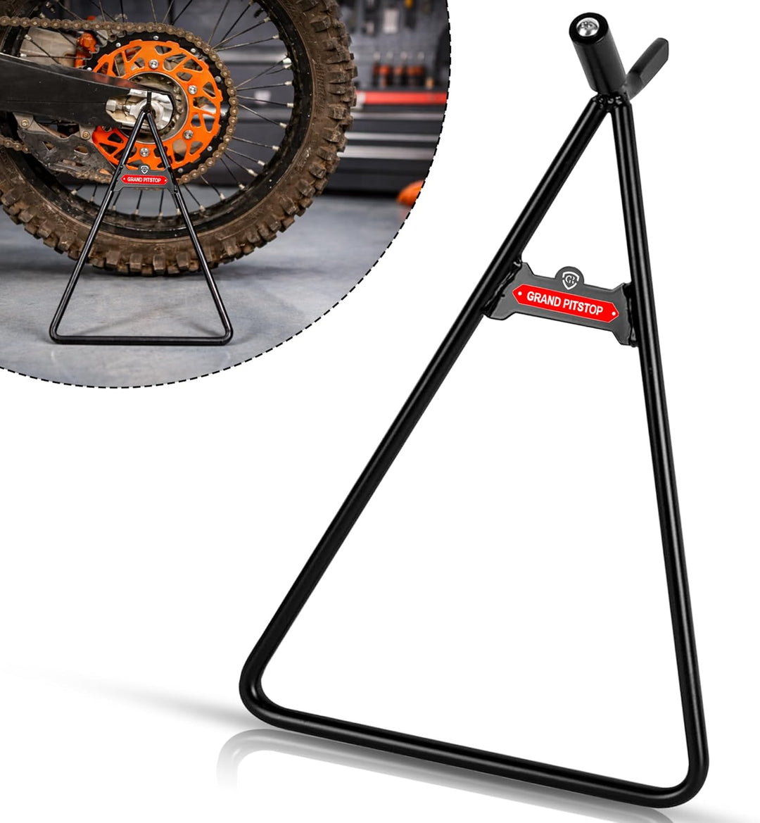 GRAND PITSTOP Motorcycle & Powersports Maintainence Stand Dirt Bike Triangle Stand Motorcycle Stand