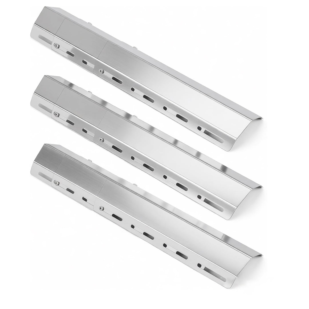 GFTIME 30-72cm Brennerabdeckung Universal Gas Grill Ersatz Edelstahl Heizplatte für Enders, Taino, P