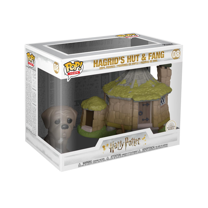 Funko Pop! Town: Harry Potter-Hagrid's Hut mit Fang - Vinyl-Sammelfigur - Geschenkidee - Offizielle