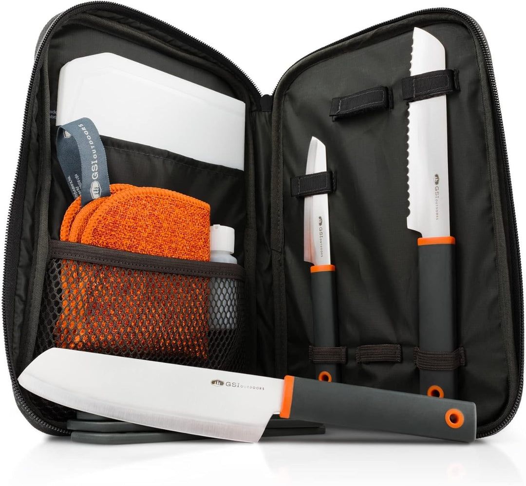 GSI 90105 Outdoors Santoku Knife Messerset, Unisex, Erwachsene, mehrfarbig,