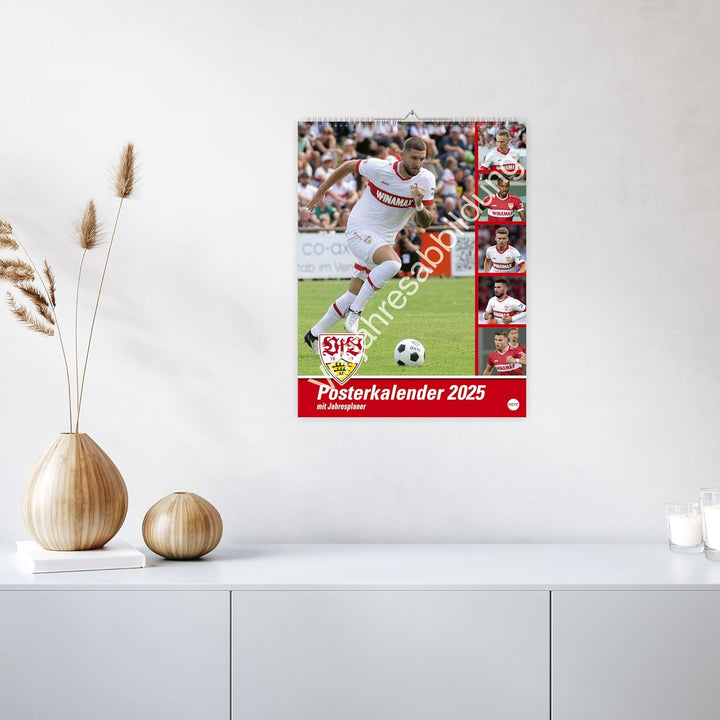 VfB Stuttgart Posterkalender 2026: Die Fussballstars im Poster-Format. Wandkalender mit den besten S