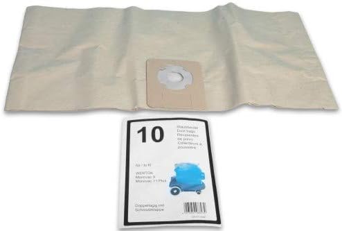 10 Premium Staubsaugerbeutel passend für Wetrok Monovac 9,11 Plus
