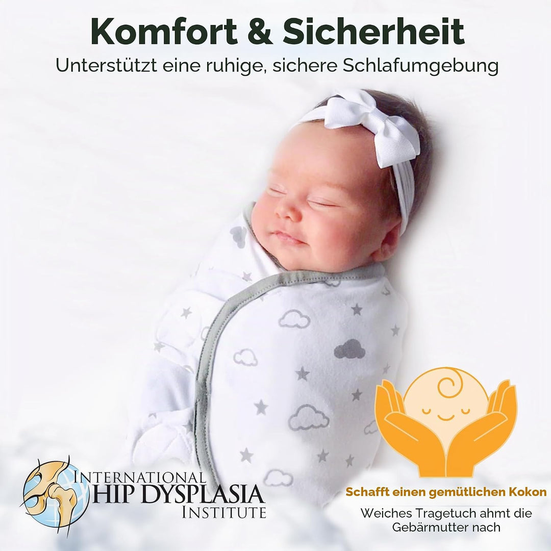 Mama Cheetah Baby Swaddle Sack, Bio-Baumwolle Swaddle Decke, verstellbare Swaddle Schlafsäcke, einfa
