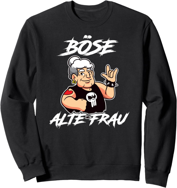 Böse alte Frau Sweatshirt