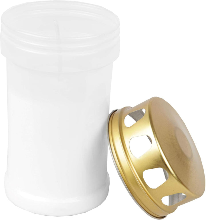 HS Candle 8er Pack Grabkerzen mit Motiv, Grablicht mit Brenndauer von ca. 2 Tage, Motiv: Schmetterli