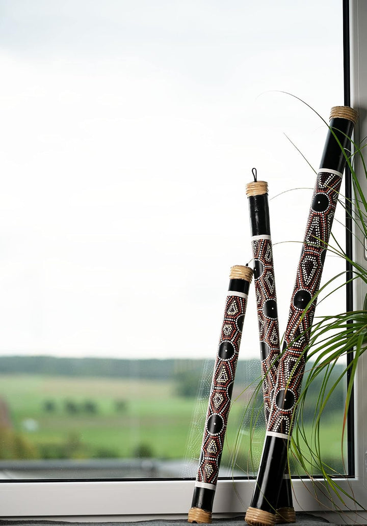 Sonic Energy Leichtgewichtiger Bambus Regenstab – 60 cm – Entspannender Regenklang für Meditation un