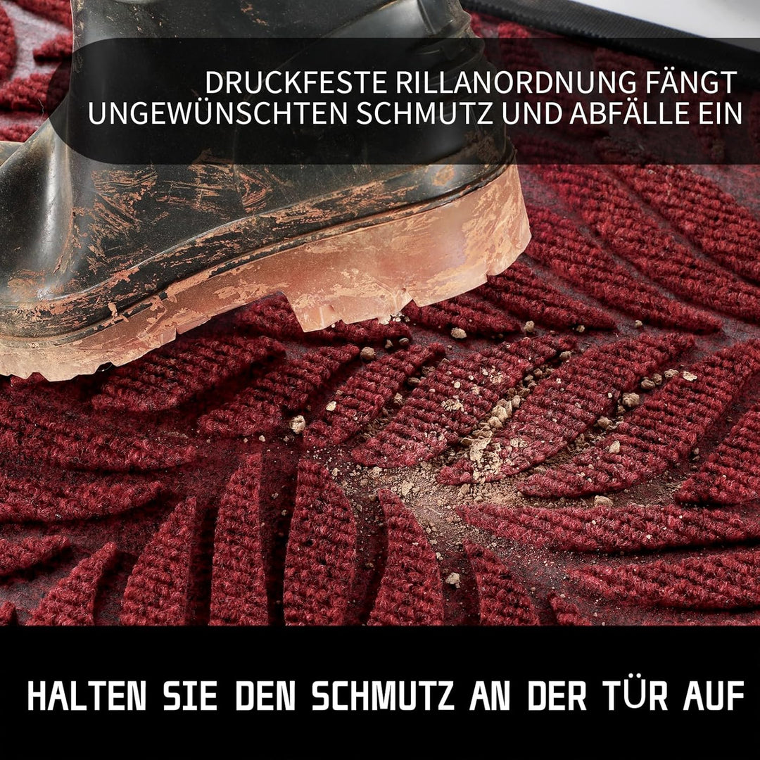 Yimobra Fussmatte, 92 x 61 cm, rutschfeste Sauberlaufmatte für draussen – Premium Fussmatte gegen Sc