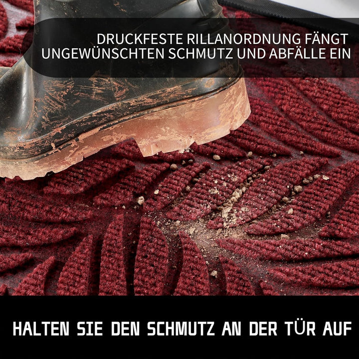 Yimobra Fussmatte, 92 x 61 cm, rutschfeste Sauberlaufmatte für draussen – Premium Fussmatte gegen Sc