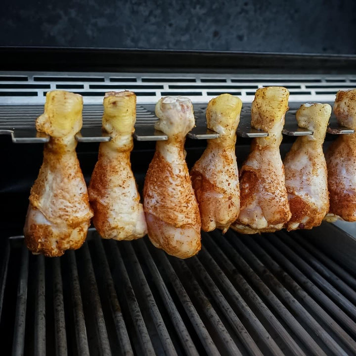 Grillrost.com Das Original Edelstahl Multistation | Warmhalterost für Broil King Baron/Regal/Imperia