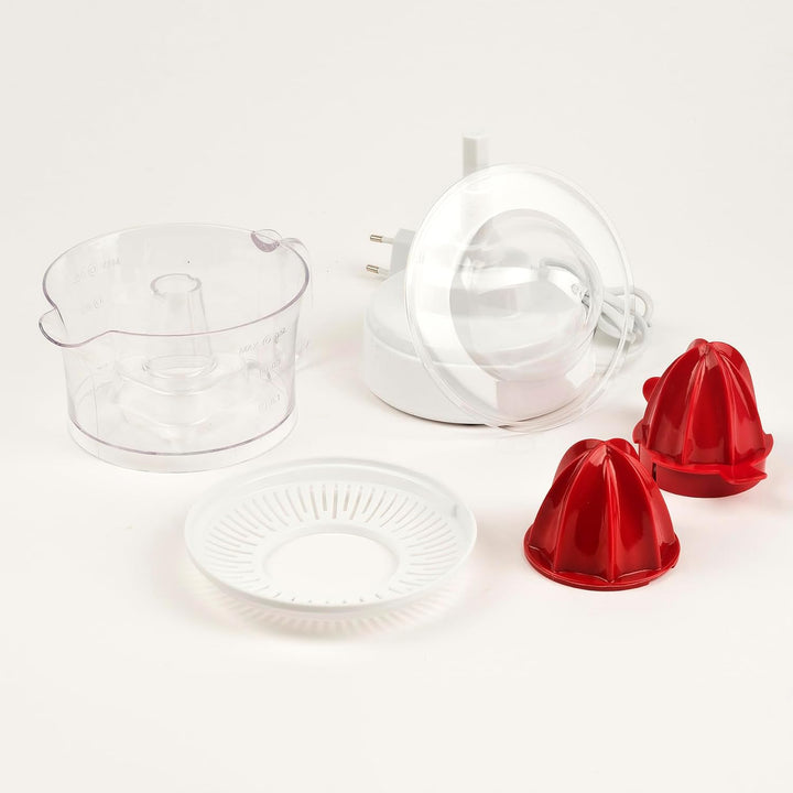 Girmi SR05 Zitruspresse, 25W, 500 ml Fassungsvermögen, Filtersieb, Doppelkegel für verschiedene Fruc