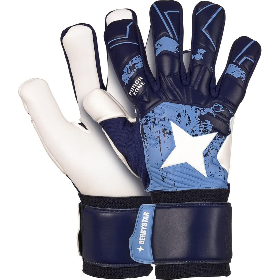 Derbystar Herren Allround Torwarthandschuhe 8.5 blau dunkel blau, 8.5 blau dunkel blau