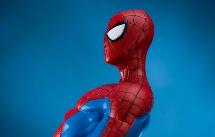 Marvel SEP162538 Spider-Man On Top PVC Statue 9, Mehrfarbig, One Size