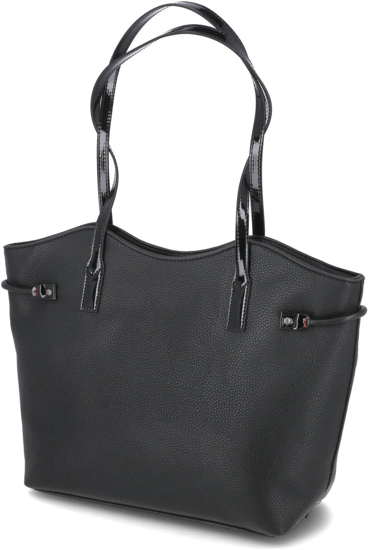 Rieker Damen H1527 Shopper, Schwarz
