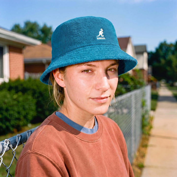 Kangol Unisex Bermuda Bucket Fischerhut L Blau, L Blau