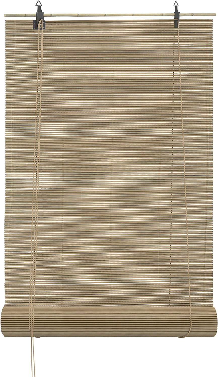 Bambusrollo Bambus Raffrollo Natur Breite 60-160 cm Länge 160 cm Seitenzug Fenster Tür Rollos Holzro