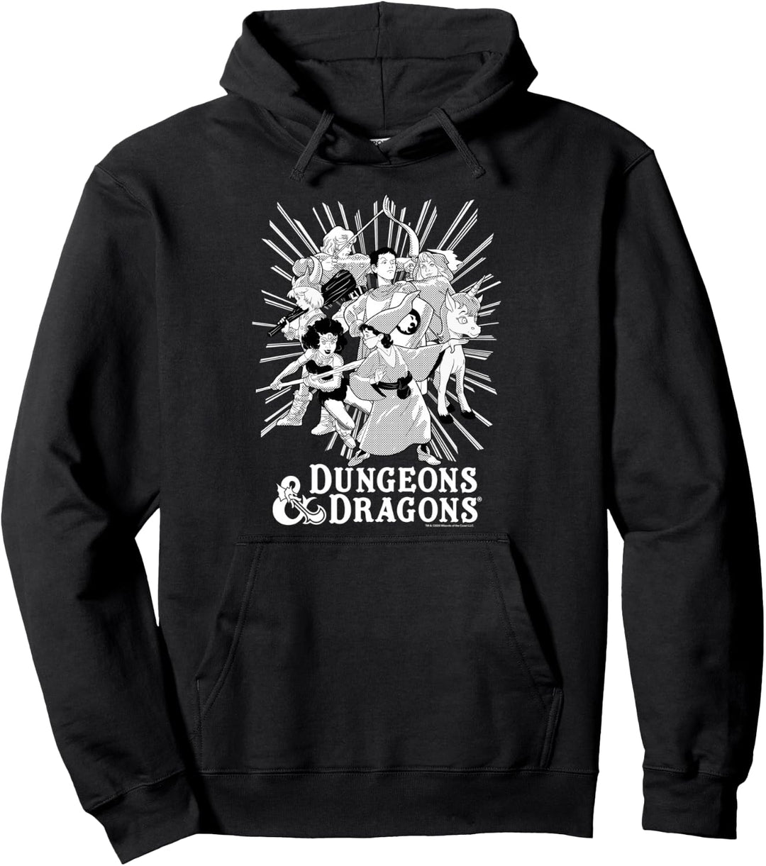 Dungeons &amp; Dragons Group Shot Ray Portrait Pullover Hoodie