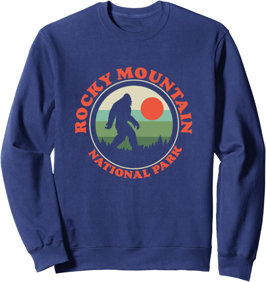 Rocky Mountain National Park Bigfoot Nature & Outdoor Sweatshirt