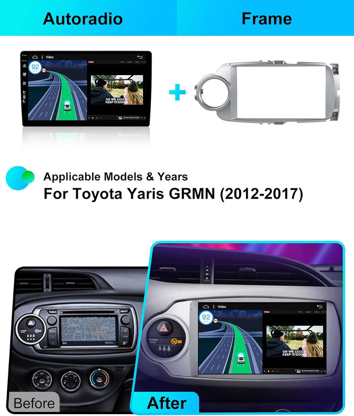 Android 15 IPS Autoradio Passt für Benz GLK-Class X204 (2012-2015) - Eingebautes CarPlay Android Aut