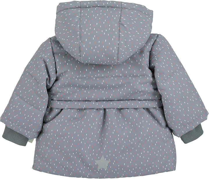 Sterntaler Baby Mädchen Baby Jacke Outdoor Babyjacke Eisbär Elia 68 Rauchgrau, 68 Rauchgrau