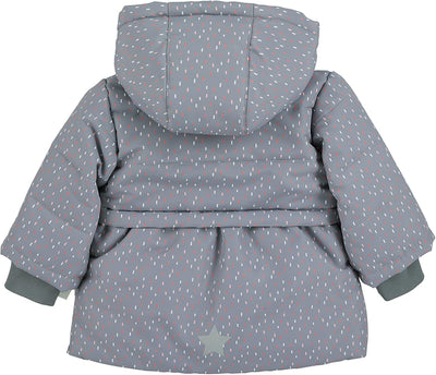 Sterntaler Baby Mädchen Baby Jacke Outdoor Babyjacke Eisbär Elia 68 Rauchgrau, 68 Rauchgrau