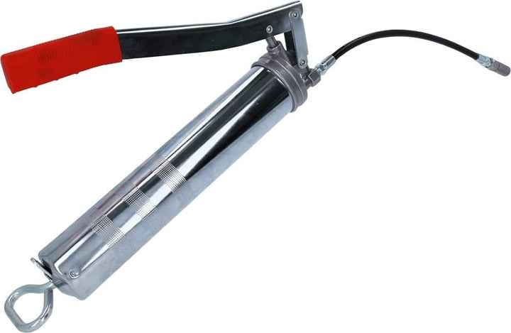 KS Tools 980.1010 Hebel-Fettpresse mit flexiblem Schlauch, 400g