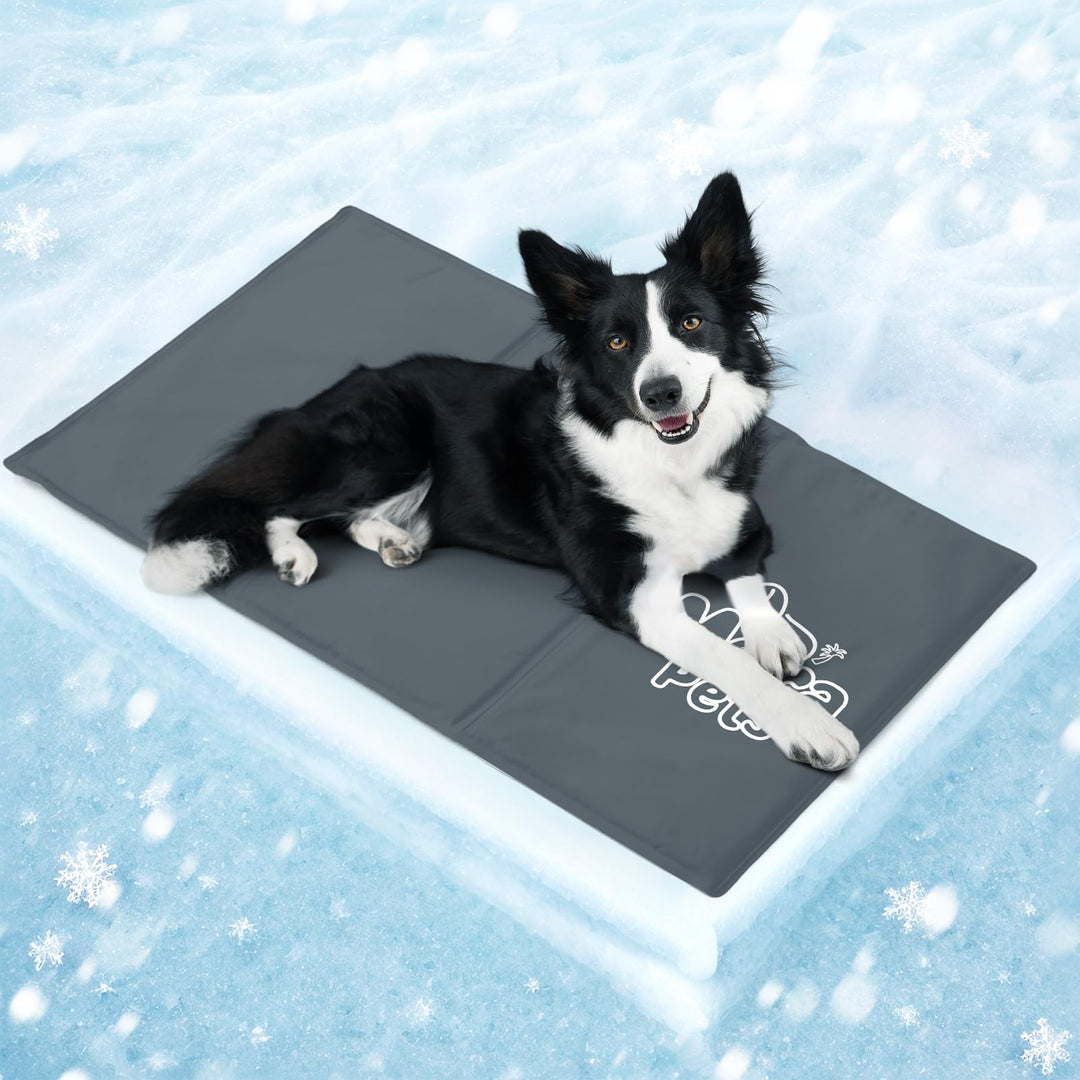 Mora Pets Kühlmatte Hund Kühldecke Hunde Katzen mit Ungiftiges Gel Hundekühlmatte Selbstkühlend Krat
