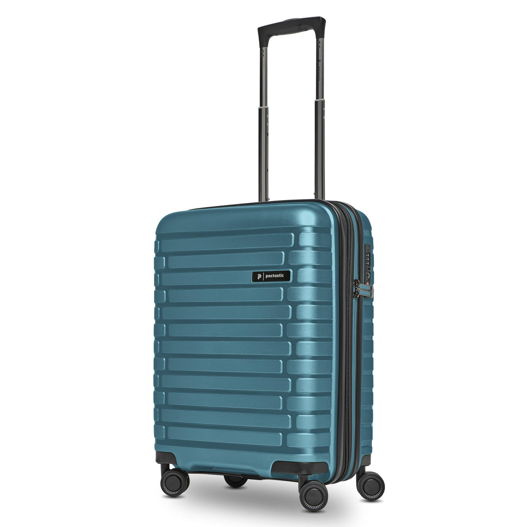 Pactastic Hartschalen Kabinen-Koffer | Kleiner Cabin-Trolley 40 x 20 x 55 cm von 40 auf 48 Liter erw