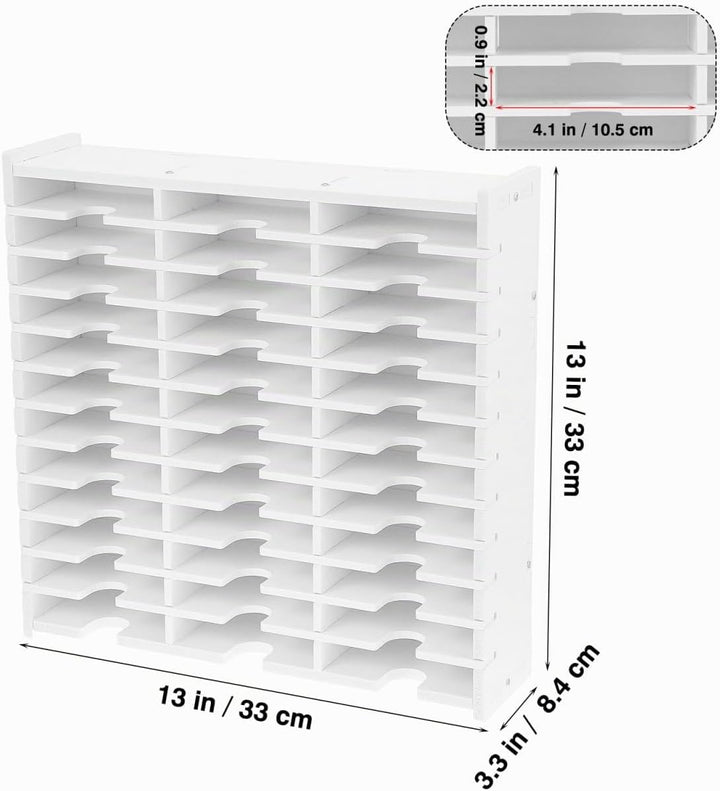 ABOOFAN Cd Aufbewahrungsbox Mit 36 Fächern 13.00X5.24 Zoll Organizer Für Cds Und Dvds Multifunktiona