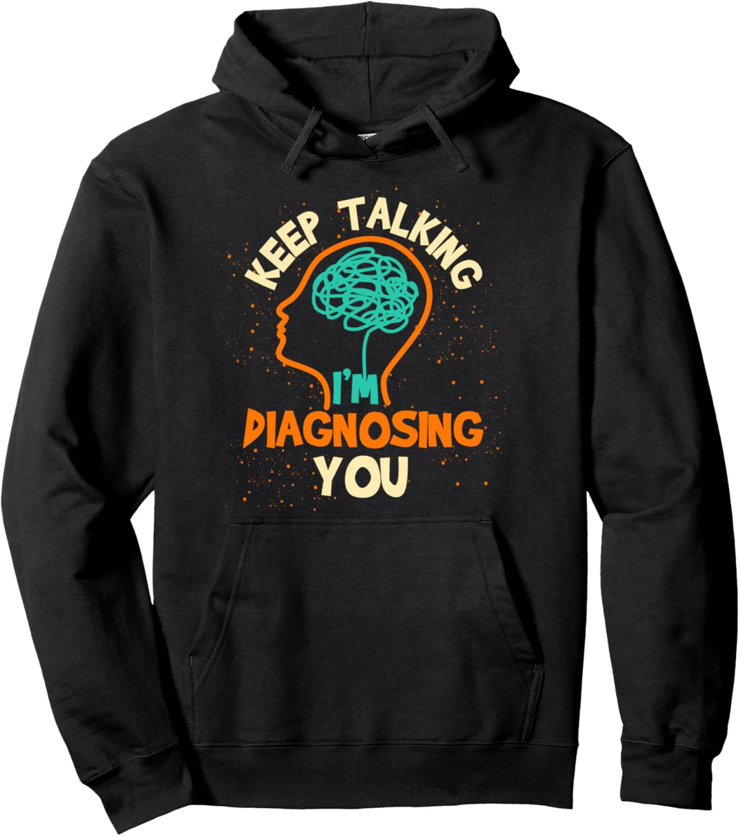 Gehirn Psychologe Psychotherapeut Lustiges Psychologie Pullover Hoodie