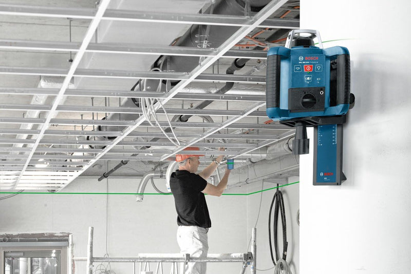 Bosch Professional Rotationslaser GRL 300 HVG (grüne Laserlinie, Laserempfänger LR 1 G, Arbeitsberei