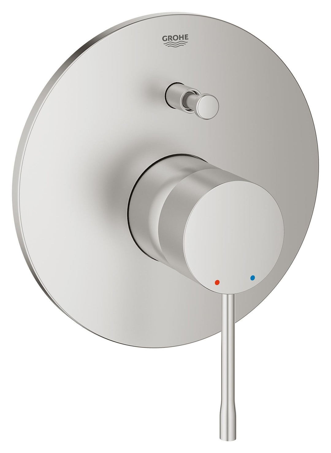 Grohe Einhand-Wannenbatterie, 19285DC1 Edelstahl Einhand-Wannenbatterie, Edelstahl Einhand-Wannenbat