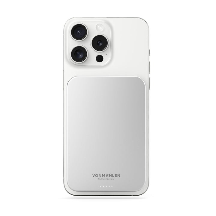 VONMÄHLEN Evergreen Mag - Wireless Powerbank kompatibel mit MagSafe - Ultra Thin, Tragbares Ladegerä