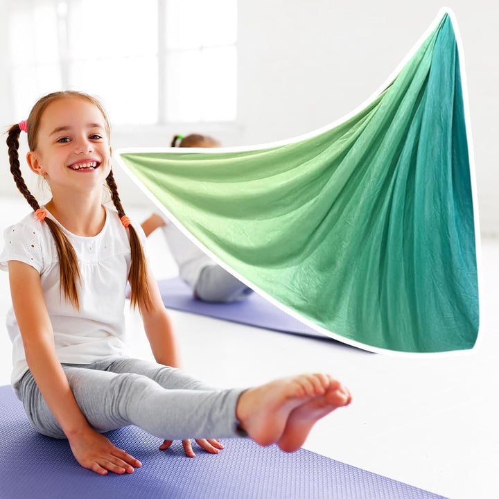 Yoga Schaukel - Seiden Yoga Set,Fitness Sensorik Dehngurt Leichtes Trainingsgerät Für Kinder Erwachs