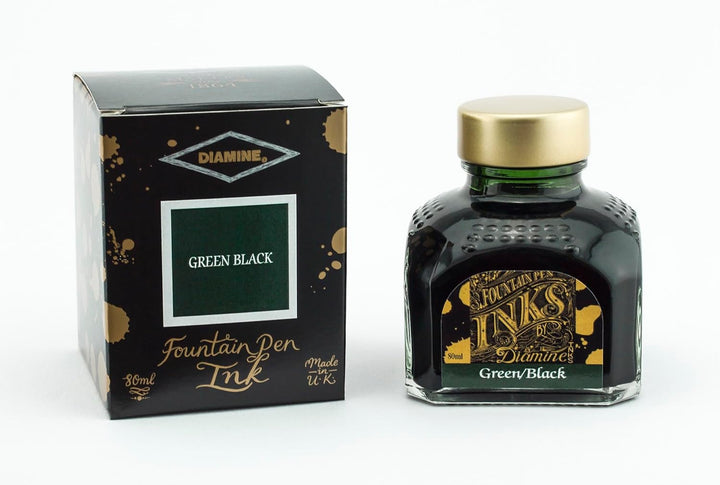 Diamine Füllfederhalter-Tinte, 80 ml, Türkis schwarz / grün