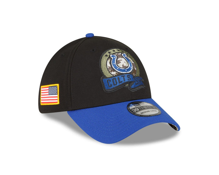 New Era Salute to Service 2022 Basecap 39Thirty NFL Fanartikel American Football Kappe schwarz S-M 3