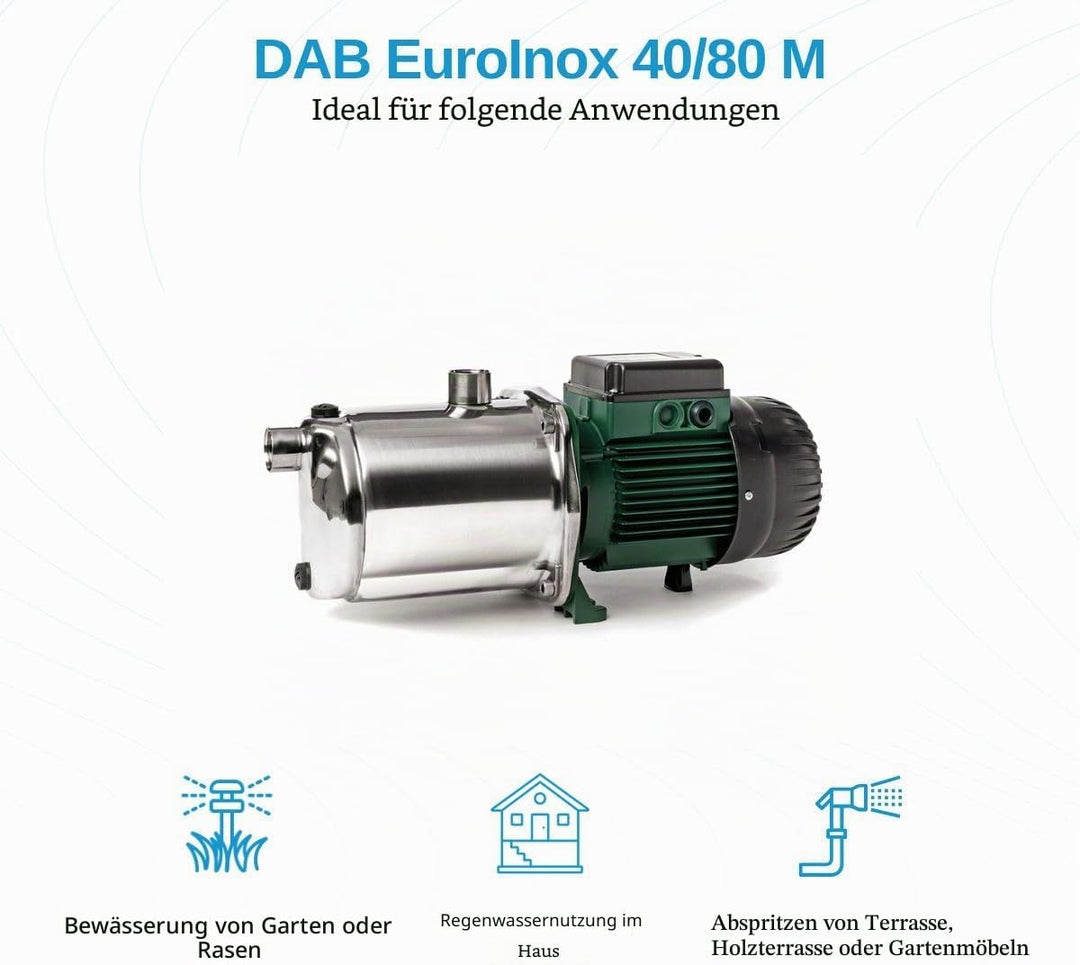 DAB EuroInox 40/80 M Gartenpumpe