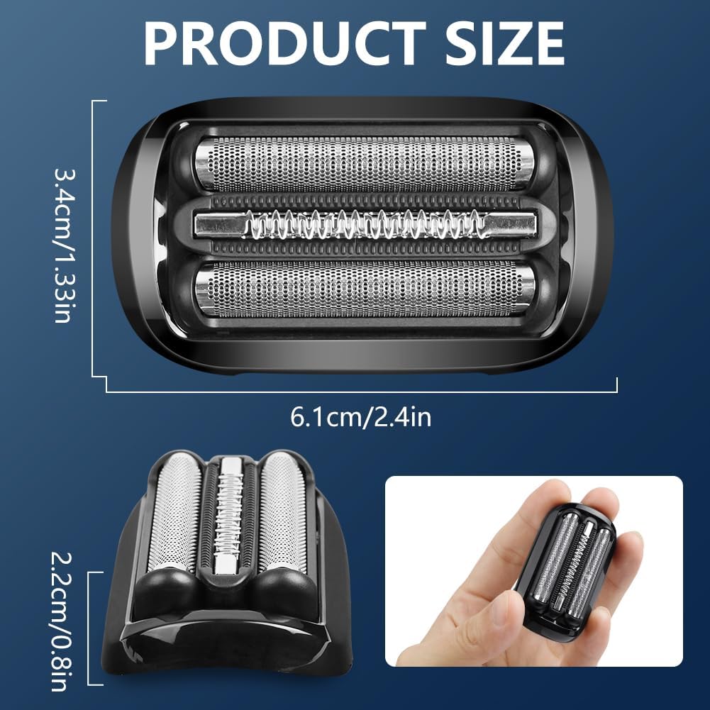 ACWOO Braun Series 6 Scherkopf, Scherkopf Braun Serie 5, Elektrorasierer, Ersatzscherteil Kompatibel