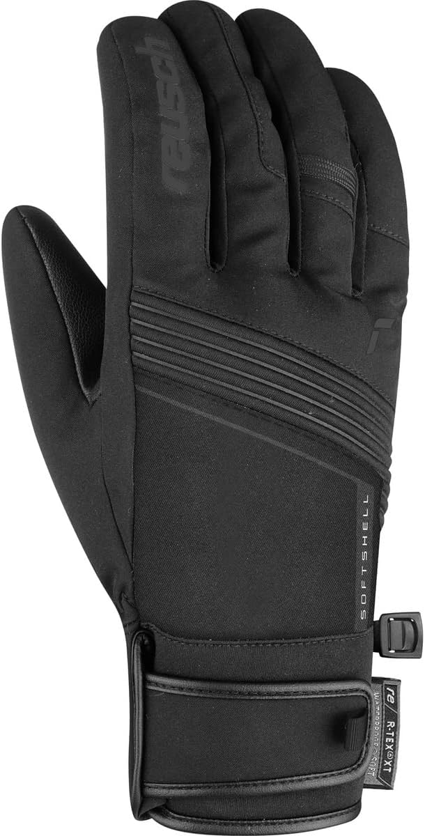 Reusch Herren Luca R-tex Warmer, wasserdichter und atmungsaktiver Winterhandschuh 9.5 Schwarz, 9.5 S