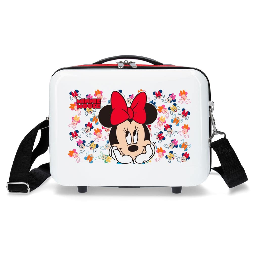 Disney Minnie Diva Kulturbeutel, anpassbar, mit Umhängetasche, mehrfarbig, 29 x 21 x 15 cm, ABS, 9,1