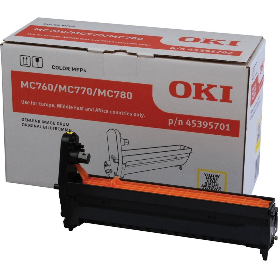 Oki 45395701 Image Drum Mc760, 770, 780, 30000 Seiten, gelb