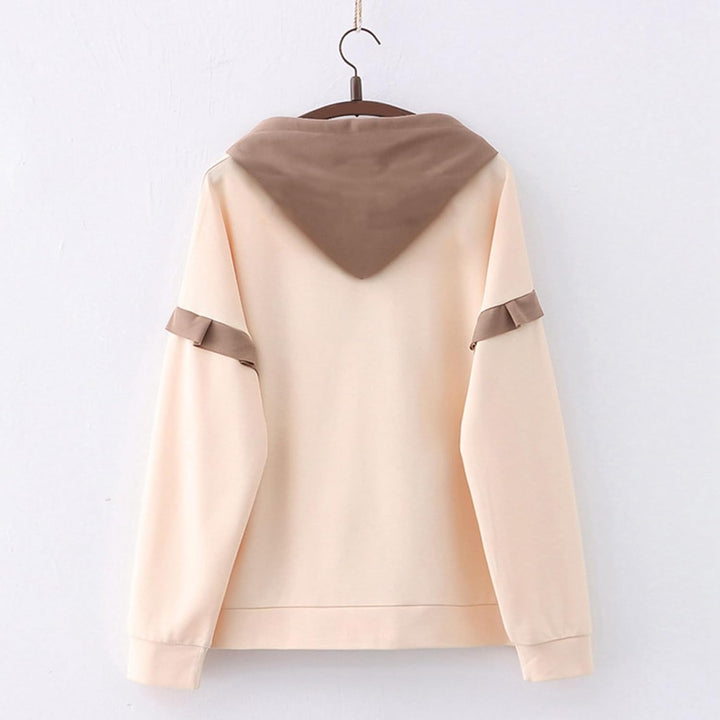 L SERVER Hoodie Mädchen Bequemer Modischer Kapuzenpullover Kinder Niedliches Sweatshirt mit Cartoon-