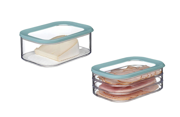 Mepal 2-TLG. Frischhaltedosen Starter-Set Meat and Cheese Modula Vorratsdose - ideal für die Aufbewa
