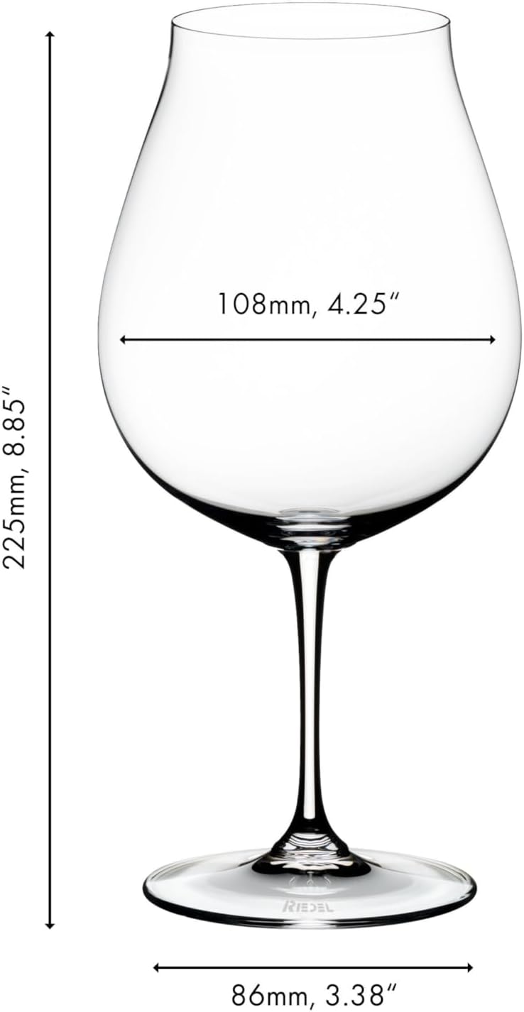 RIEDEL Vinum New World Pinot Noir Glas, 2 Stück, New World Pinot Noir