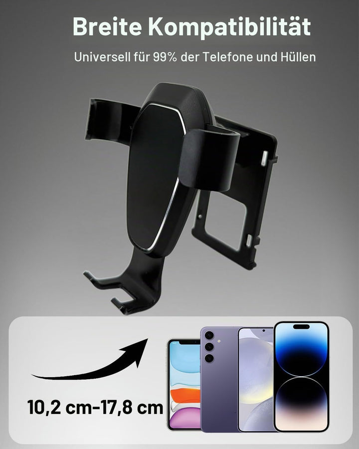 Handyhalterung für VW Golf 7 MK7 2014-2019, Kfz-Handyladestationen Handy Halter Gravity Auto Lock St