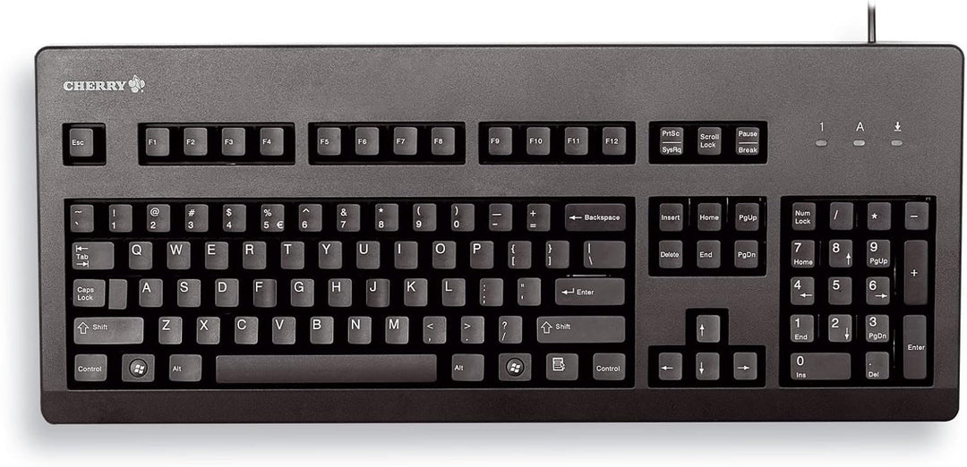 CHERRY G80-3000, Internationales Layout, QWERTY Tastatur, kabelgebundene Tastatur, mechanische Tasta